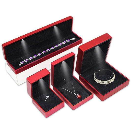 Spray Painted LED Light Jewelry Box